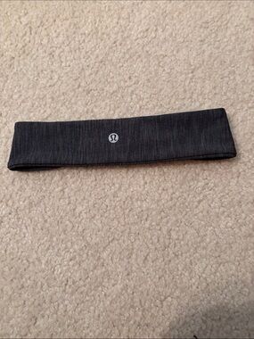 lululemon athletica Dark Gray/Black Performance Headband